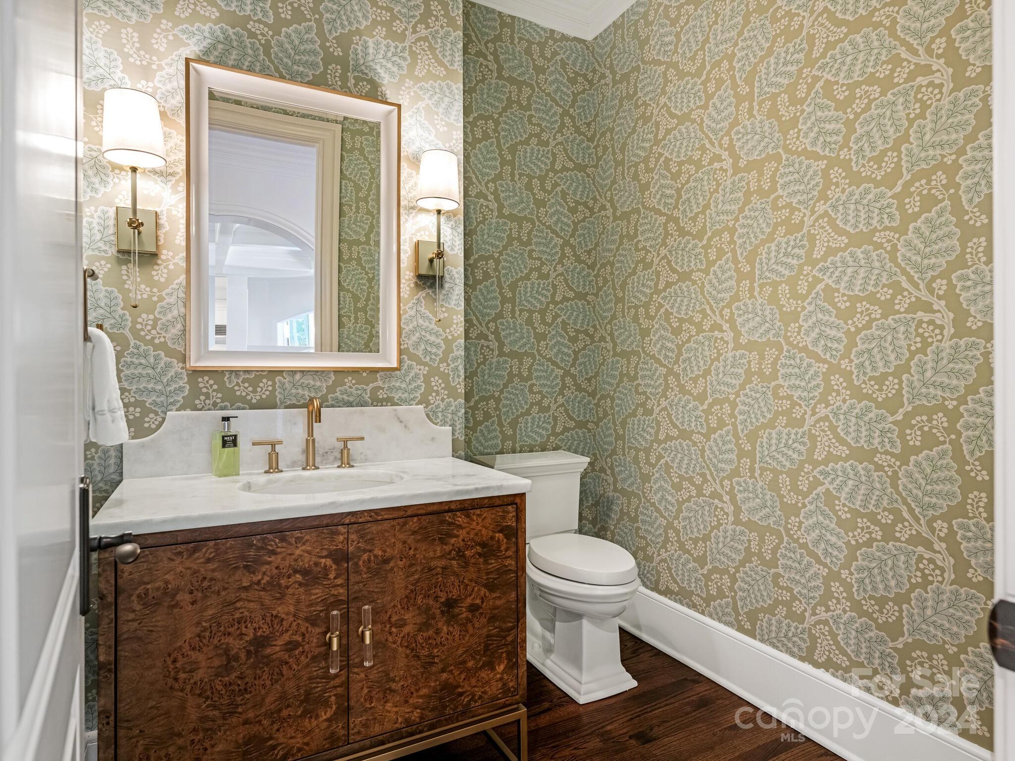 330 South Canterbury Road Charlotte, NC 28211 - Photo 7 of 41 a bathroom with a sink and a toilet