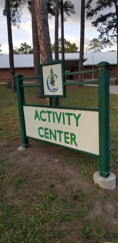 a view of outdoor space with sign board