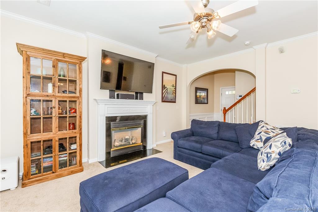 3900 Caliper Place Fort Mill, SC 29708 - Photo 5 of 27 a living room with furniture a fireplace and a flat screen tv