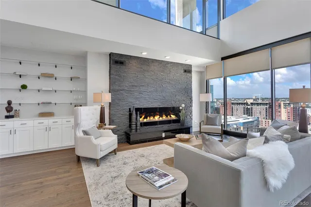 a kitchen with refrigerator and window