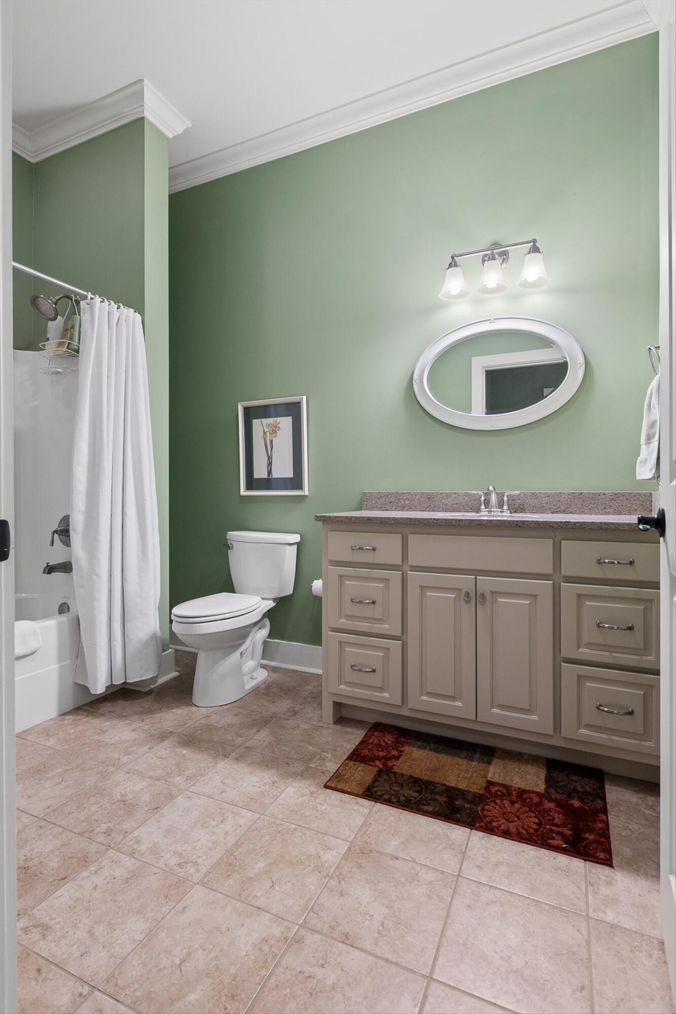 116 Twilight Trail Dunlap, TN 37327 - Photo 43 of 80 a spacious bathroom with a toilet a sink and mirror