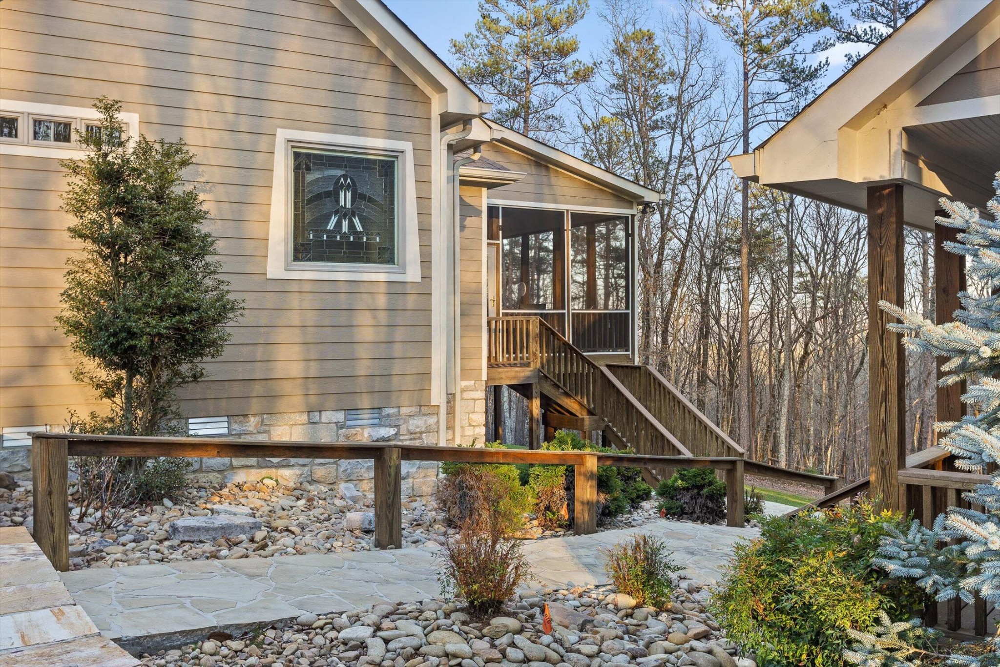 116 Twilight Trail Dunlap, TN 37327 - Photo 59 of 80 a view of wooden house with a small yard