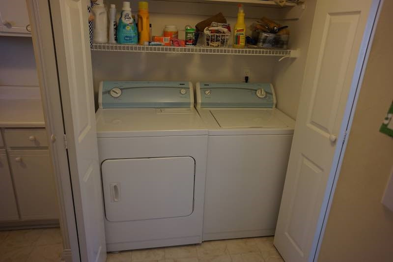 608 Dylan Court Raleigh, NC 27606 - Photo 9 of 12 Newer washer and Dryer are offered with acceptable offer. Laundry