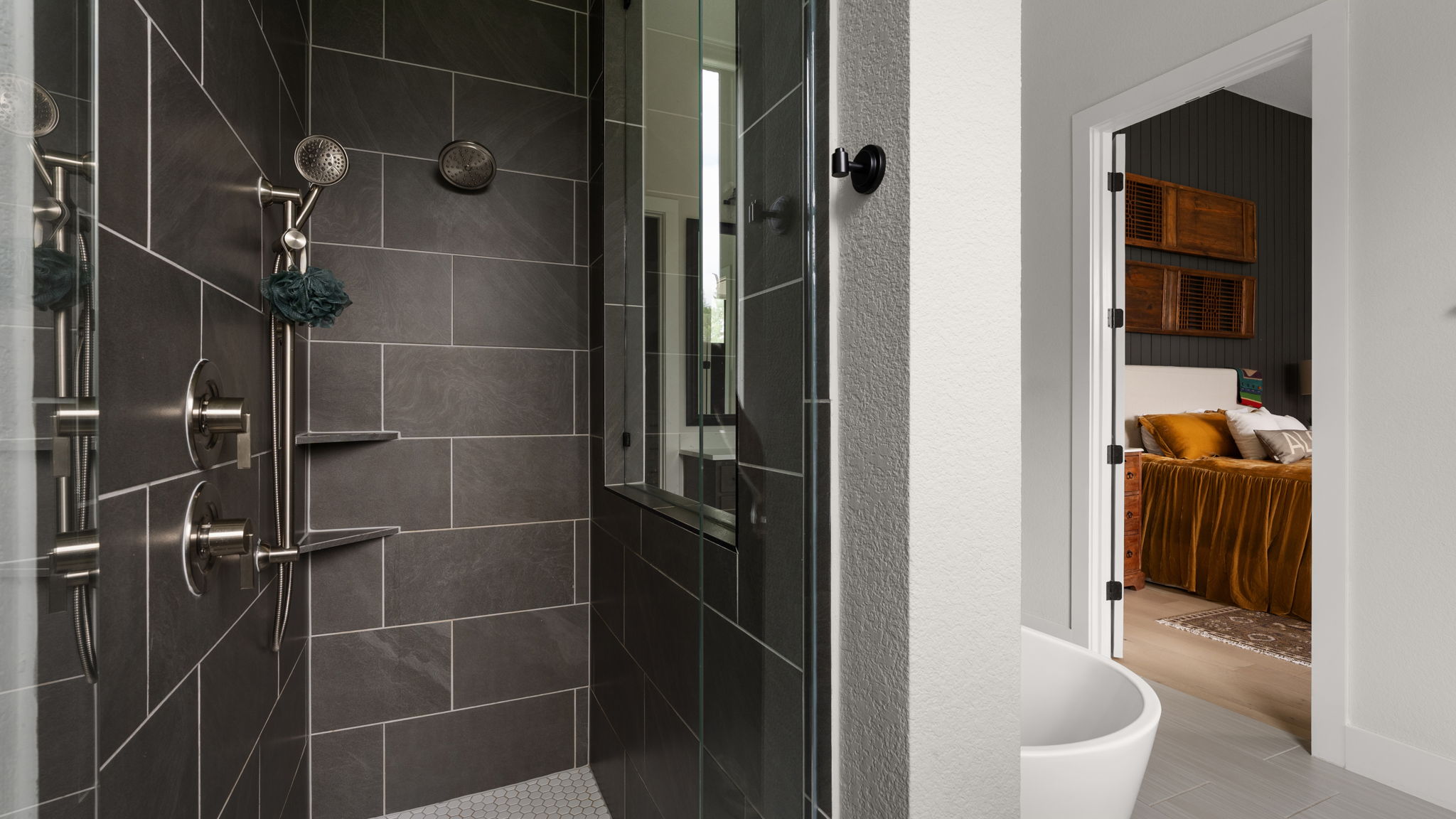 645 Two Creeks Lane Austin, TX 78737 - Photo 21 of 37 a bathroom with a shower and toilet