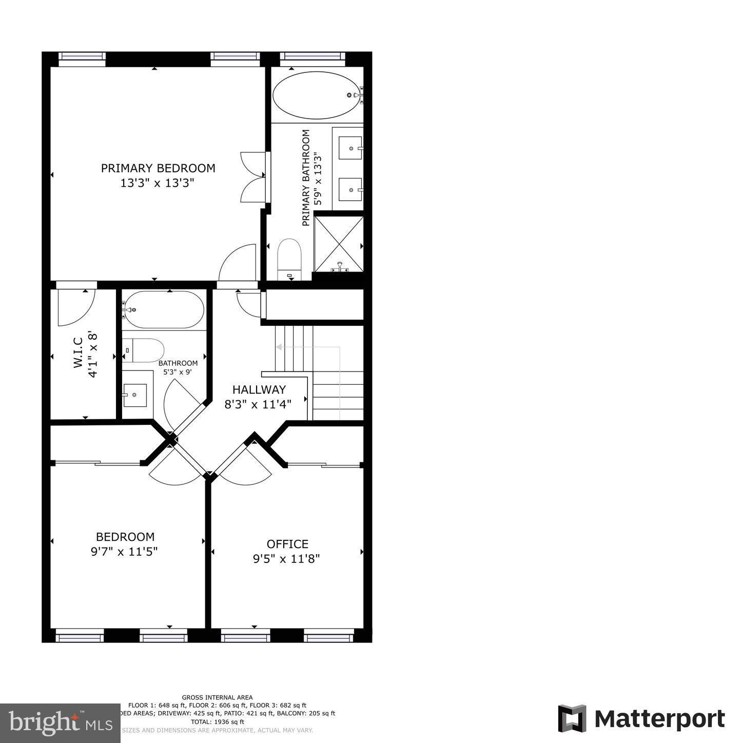 2583 James Madison Circle Herndon, VA 20171 - Photo 32 of 32 Bedroom 2=Office
