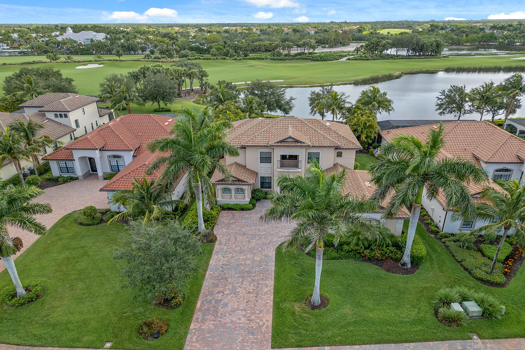 3441 Runaway Lane Naples, FL 34114 - Photo 34 of 50 an aerial view of residential houses with outdoor space and river