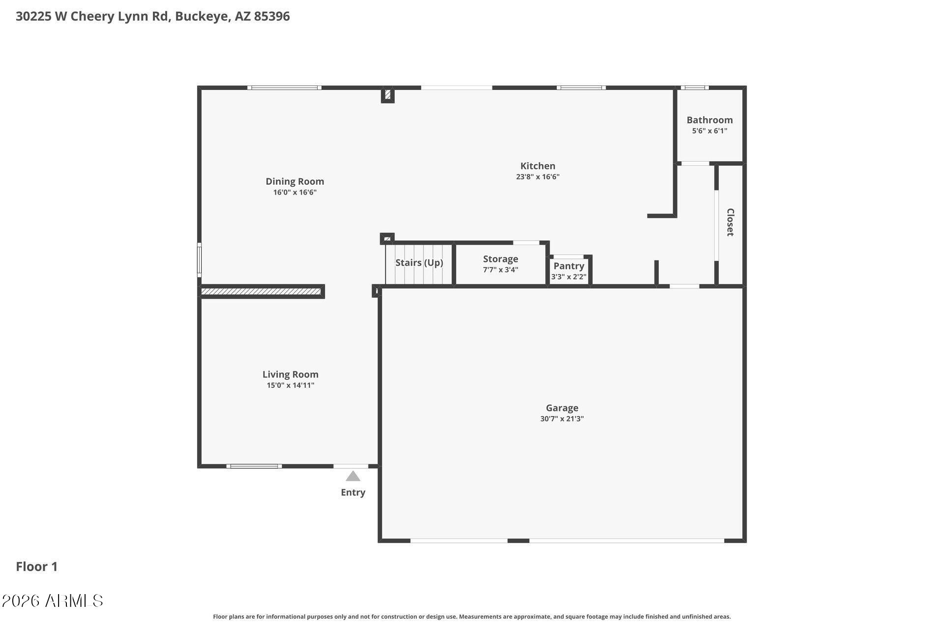 30225 West Cheery Lynn Road Buckeye, AZ 85396 - Photo 21 of 22 001-photo-floor-plan-15497431