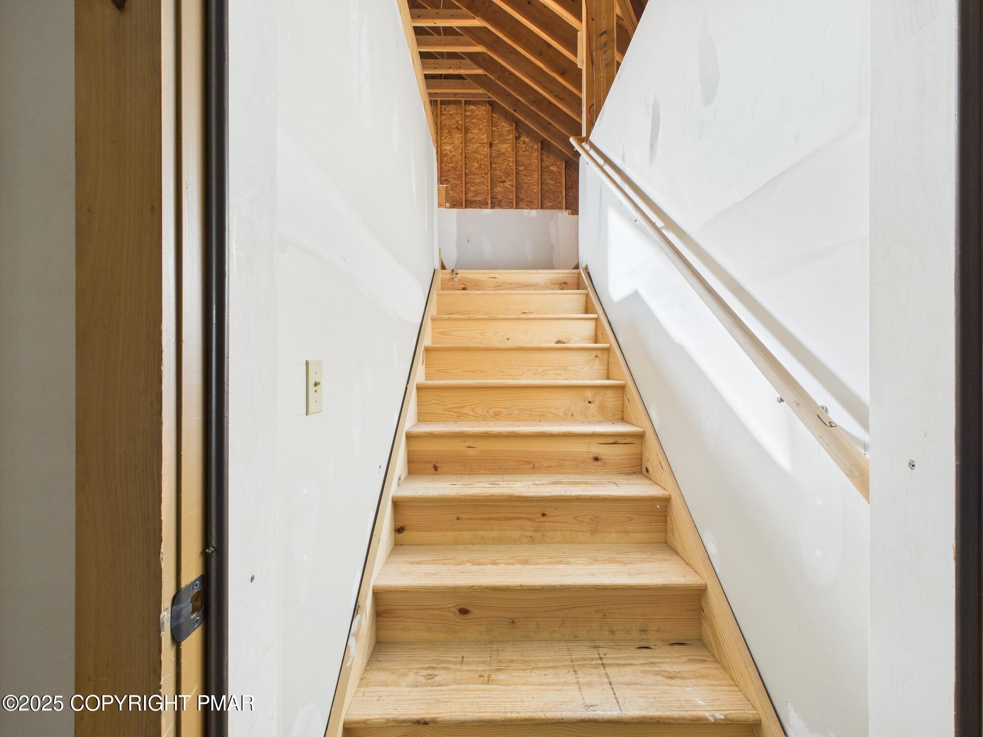1286 Blackberry Road Pocono Lake, PA 18347 - Photo 43 of 52 ATTIC STEPS