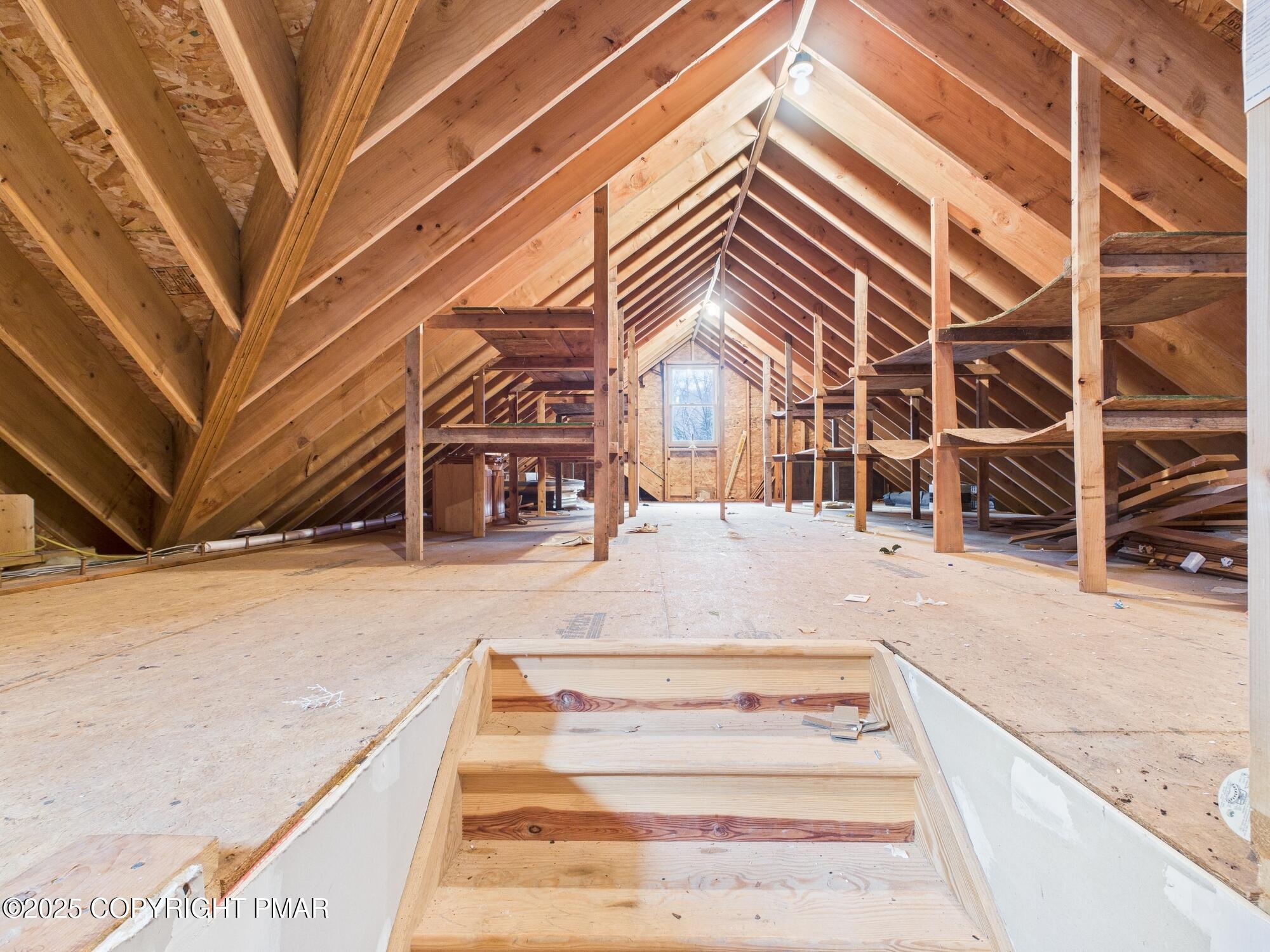 1286 Blackberry Road Pocono Lake, PA 18347 - Photo 44 of 52 ATTIC READY TO BE FINISHED