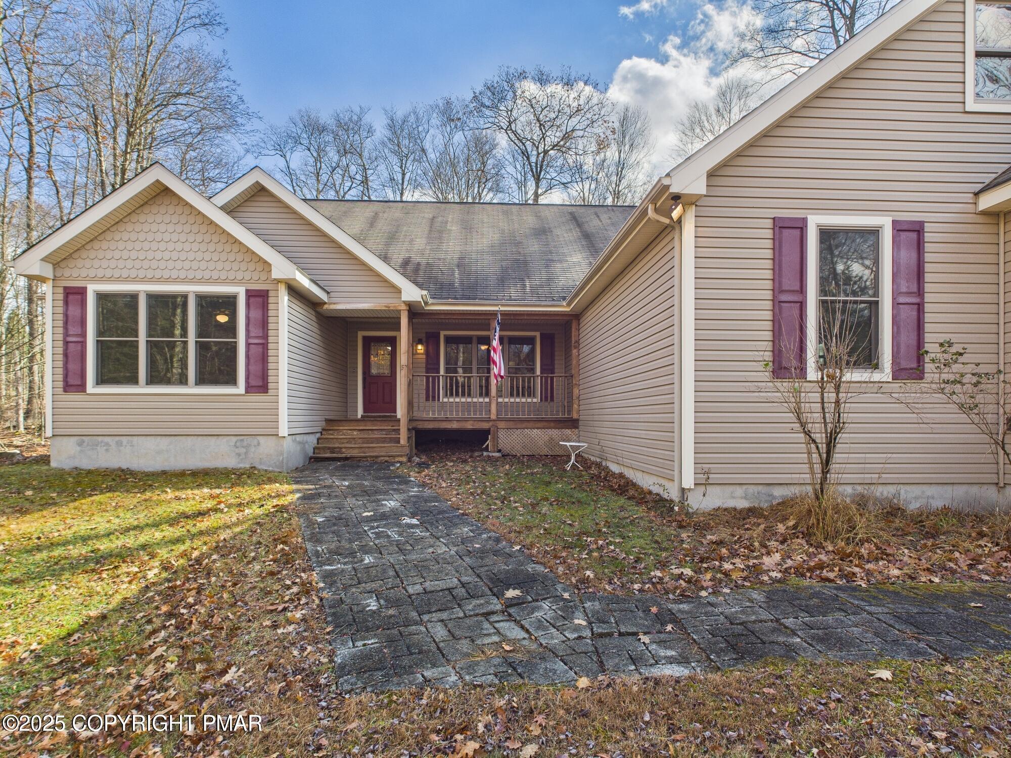 1286 Blackberry Road Pocono Lake, PA 18347 - Photo 5 of 52 SIDE ENTRANCE