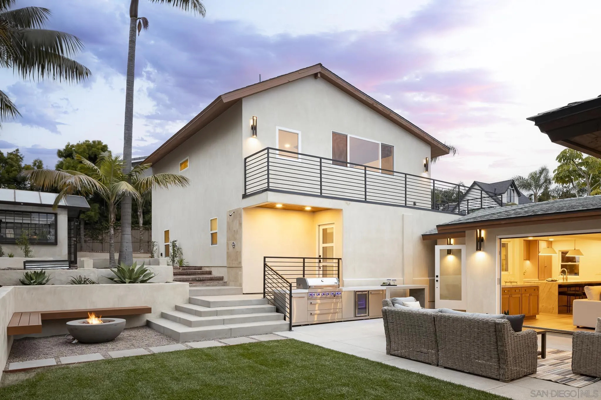 614 Ezee Street Encinitas, CA 92024 - Photo 20 of 46 a view of an house with backyard and furniture