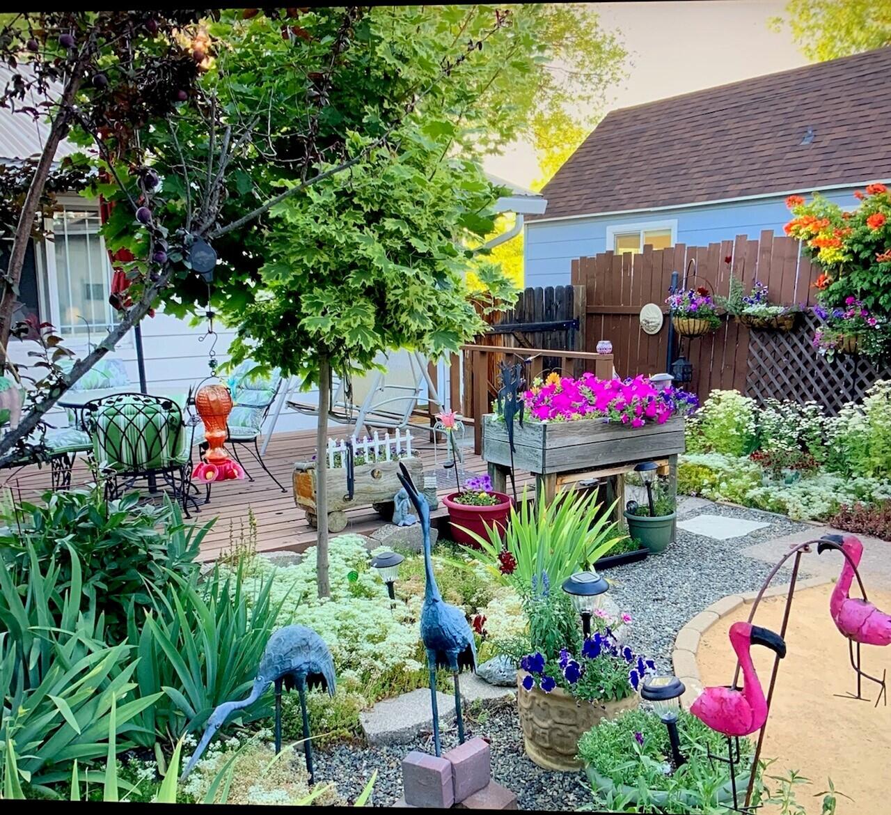 24924 Curve Street Fall River Mills, CA 96028 - Photo 24 of 25 a view of a house with a lot of flower plants