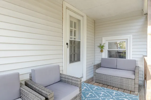 a view of hallway with small space