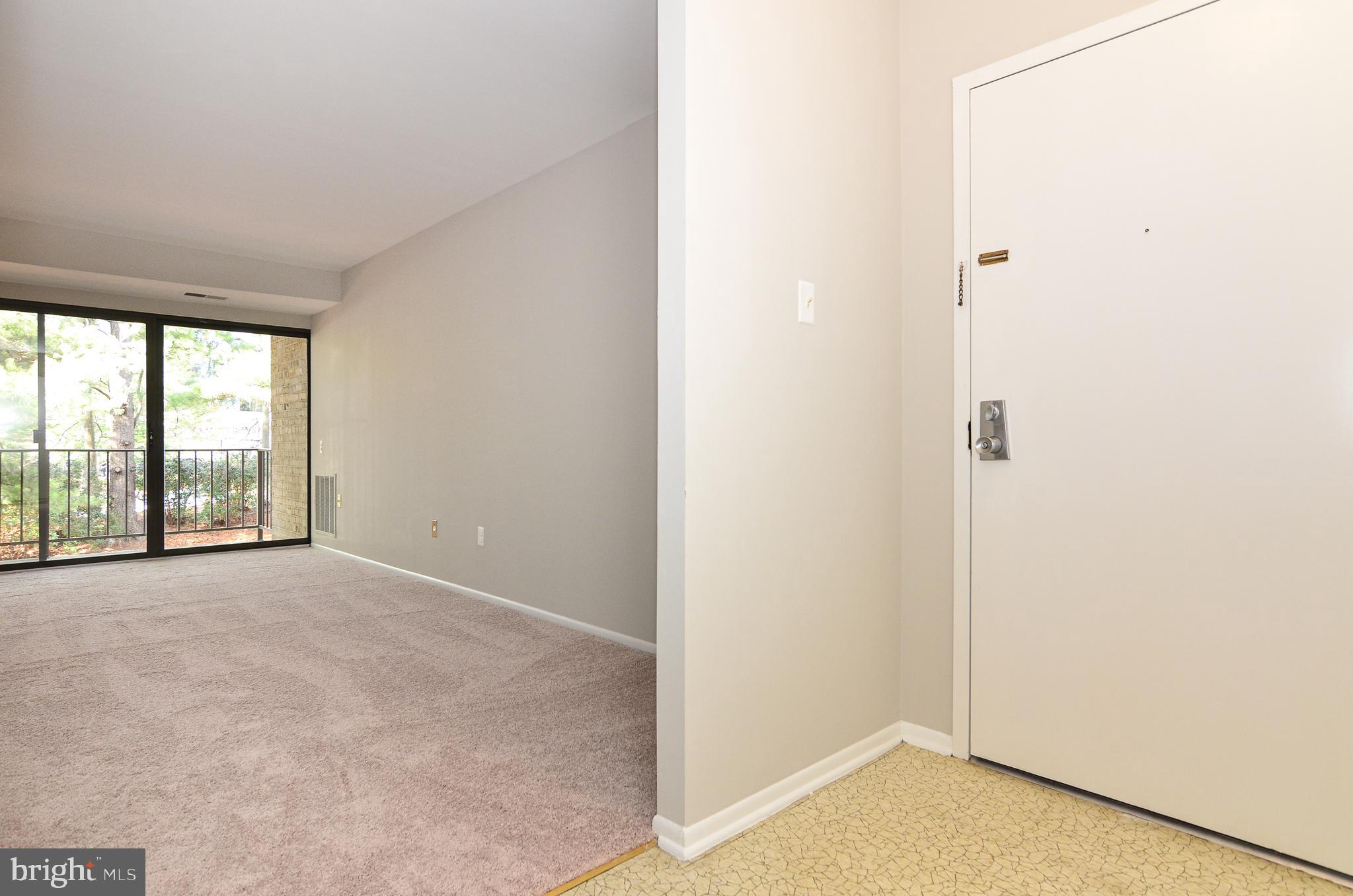 Entrance and living room