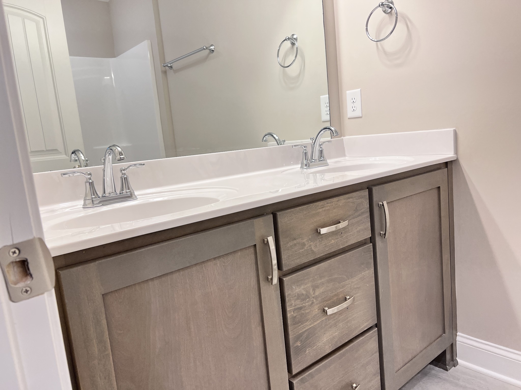 442 Generosity Way Smyrna, TN 37167 - Photo 24 of 59 a bathroom with a double vanity sink and mirror
