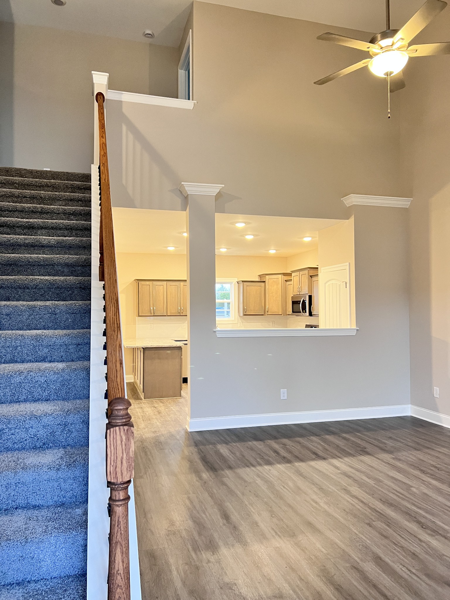 442 Generosity Way Smyrna, TN 37167 - Photo 55 of 59 a view of an empty room with window and wooden floor