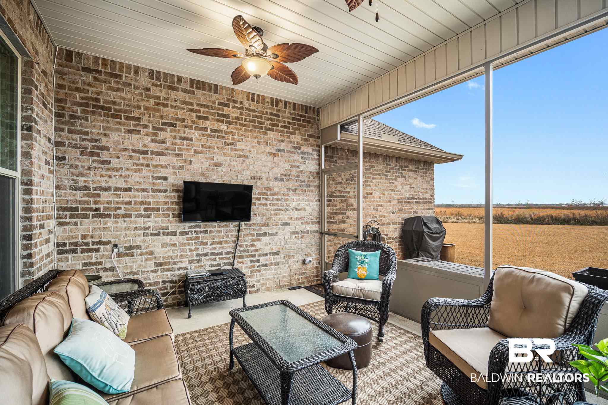 11531 Alabaster Drive Daphne, AL 36526 - Photo 31 of 43 Screened in Covered Patio