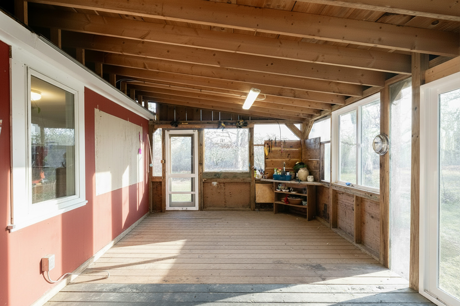 45 Quenames Road Chilmark, MA 02535 - Photo 8 of 13 a building outdoor space with wooden floor and furniture