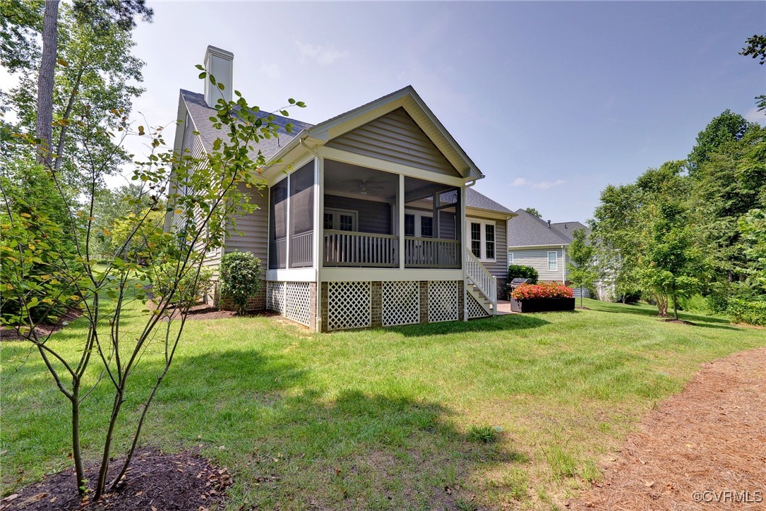 112 Nottinghamshire Williamsburg, VA 23188 - Photo 36 of 50 a view of a house with backyard and sitting area