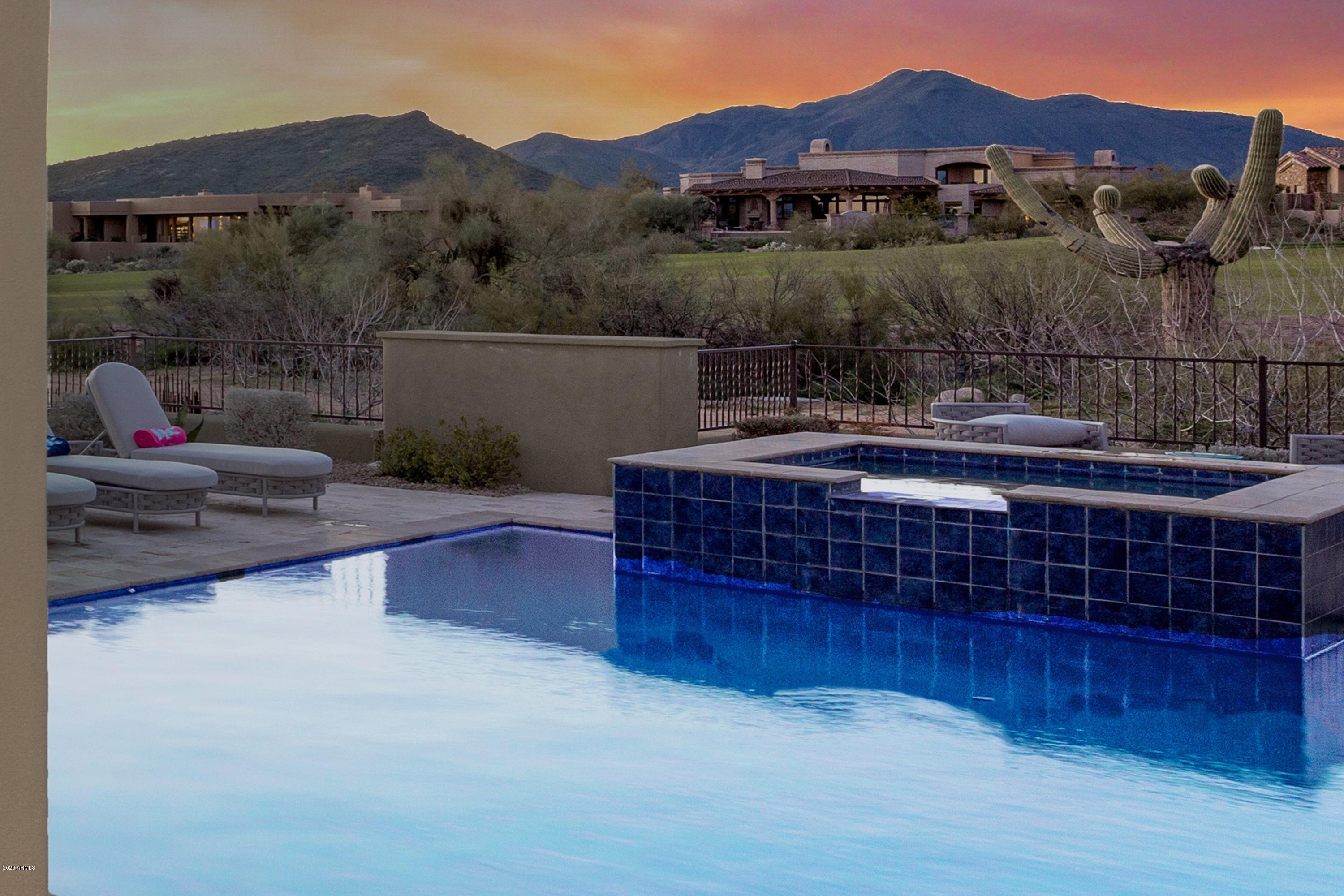 10141 East Joy Ranch Road Scottsdale, AZ 85262 - Photo 21 of 48 Sparkling Pool and Waterfall Spa