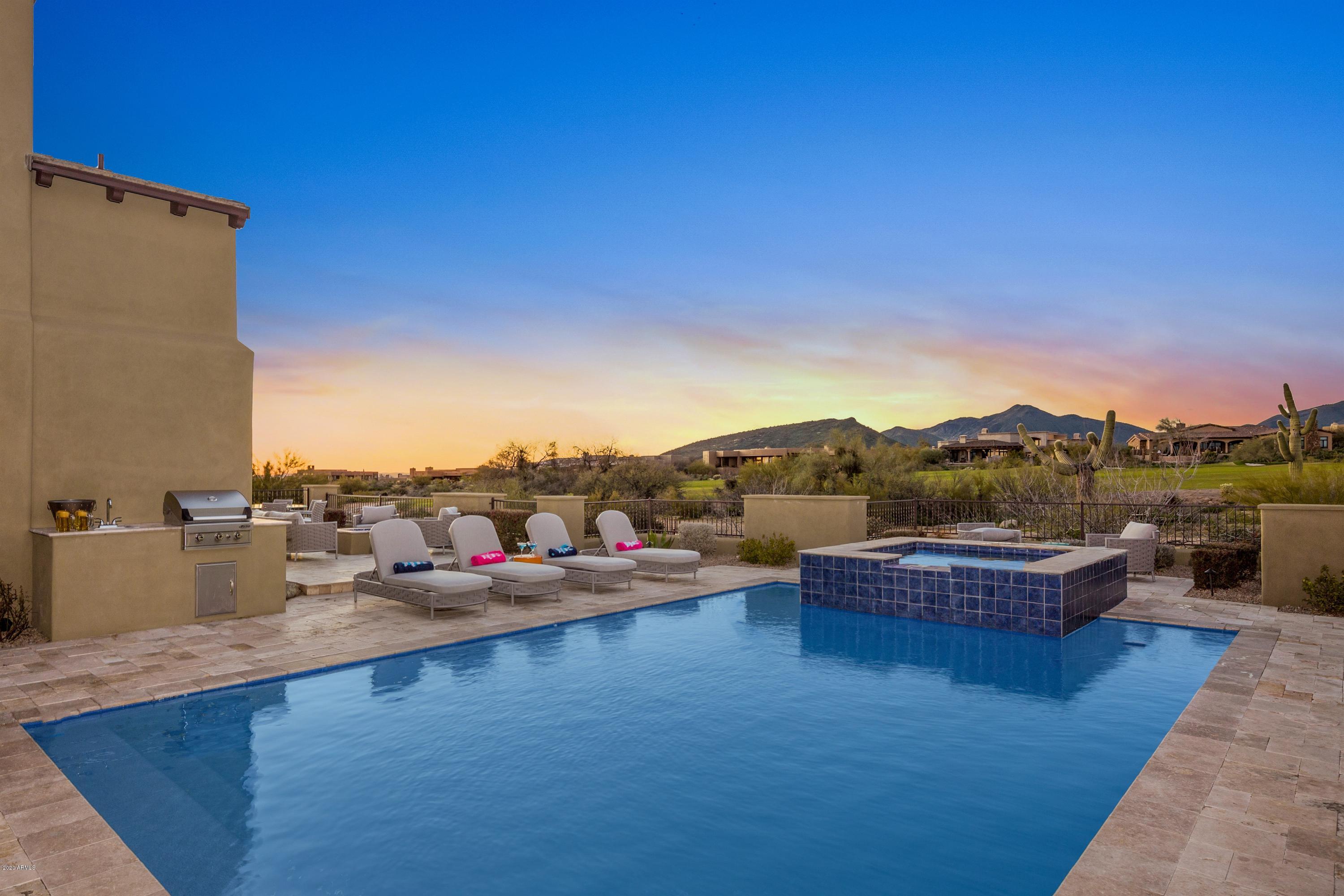 10141 East Joy Ranch Road Scottsdale, AZ 85262 - Photo 35 of 48 Built-in Grill Pool Patio