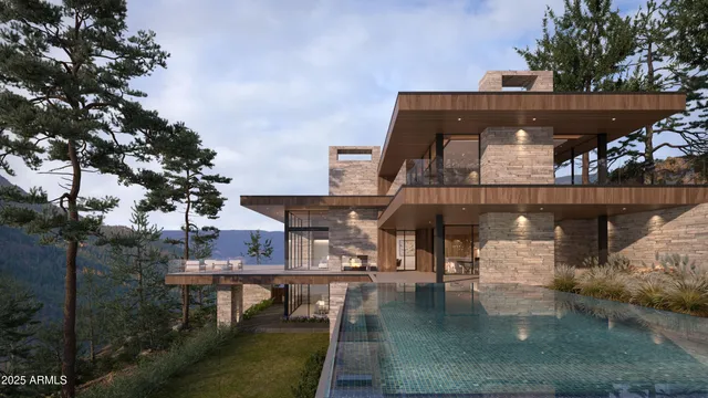 a view of house with outdoor space and sitting area