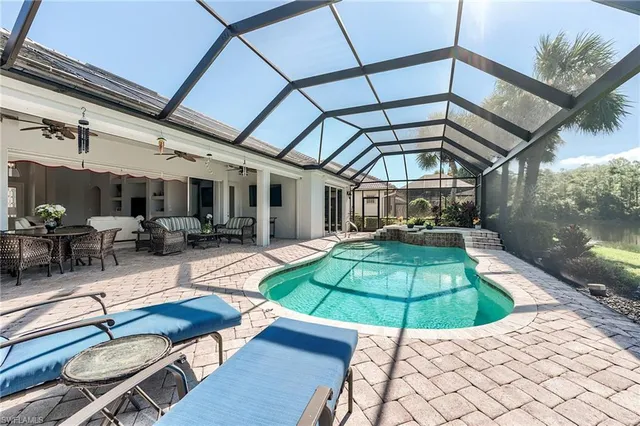 a outdoor space with patio lots of furniture
