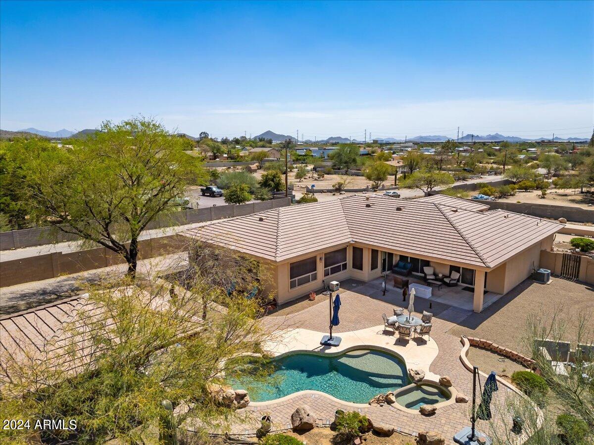 1706 West Parsons Road Phoenix, AZ 85085 - Photo 13 of 58 a aerial view of a house with a big yard