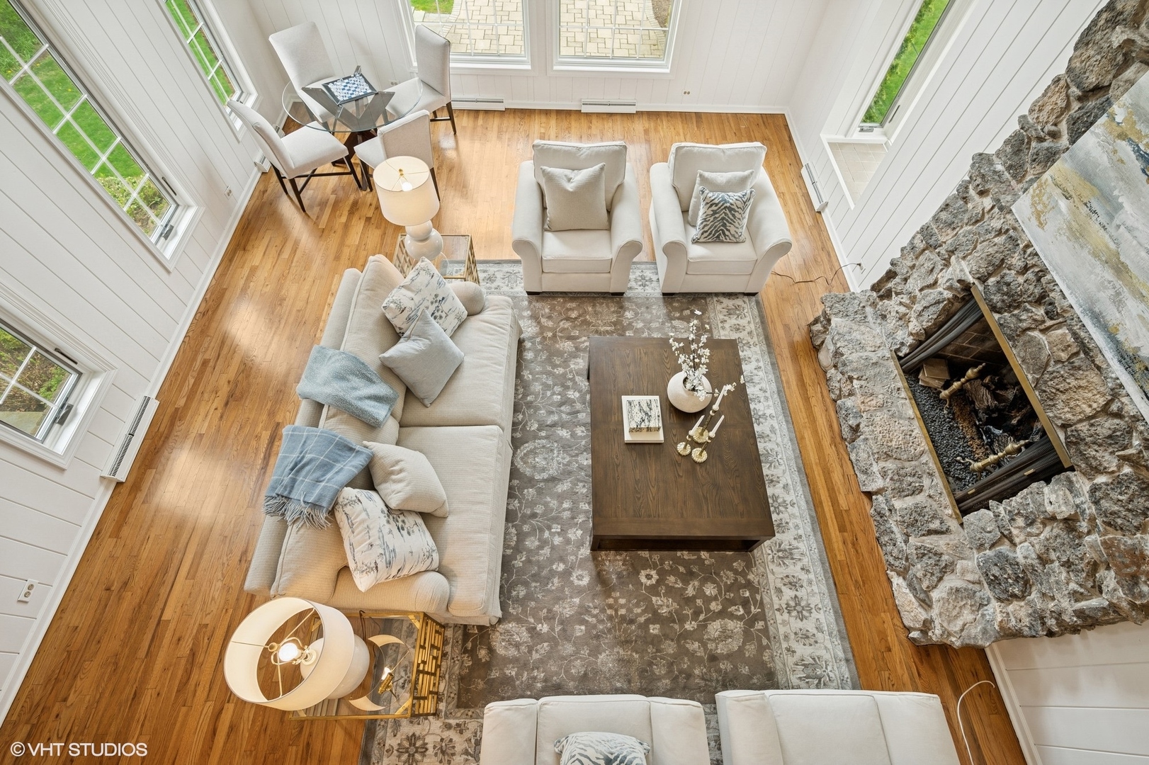 770 Prospect Avenue Winnetka, IL 60093 - Photo 24 of 50 a living room with furniture and a fireplace
