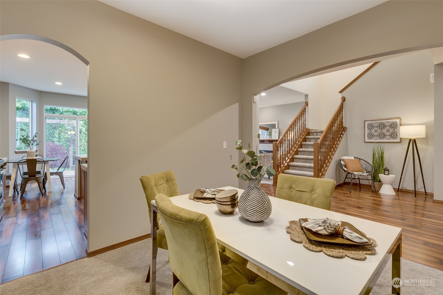 22917 42nd Drive Southeast Bothell, WA 98021 - Photo 4 of 36 a view of a dining room with furniture and wooden floor