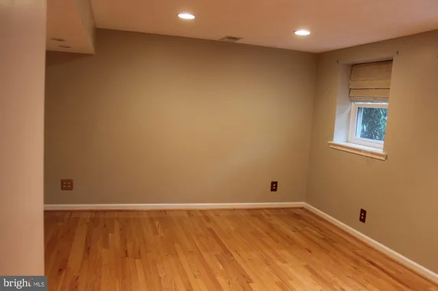 a view of a room with storage