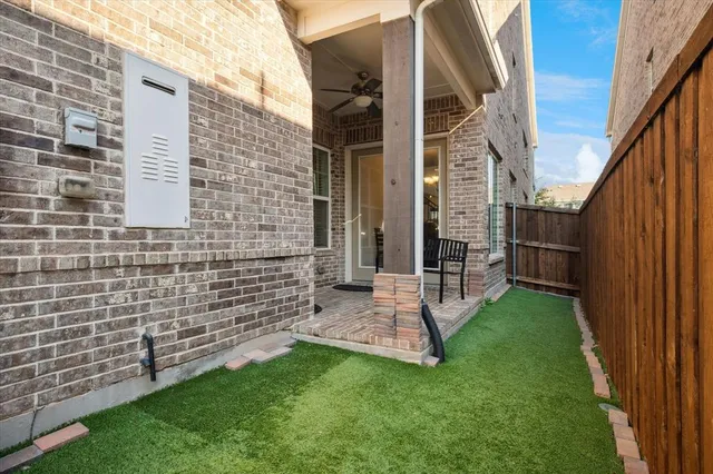 a view of front door of house