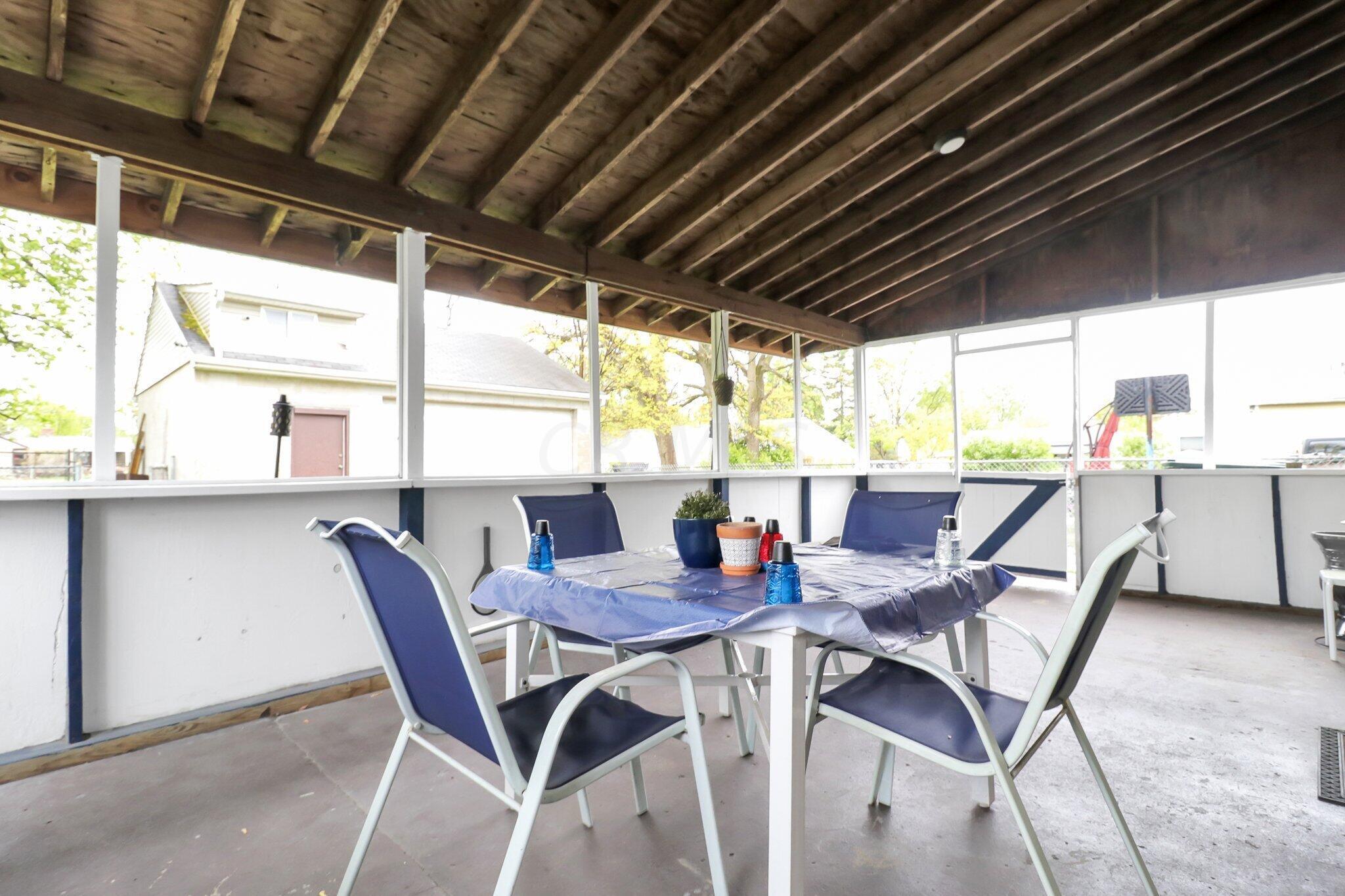 3534 Maize Road Columbus, OH 43224 - Photo 23 of 25 COVERED BACK PATIO, CAN BE SCREENED