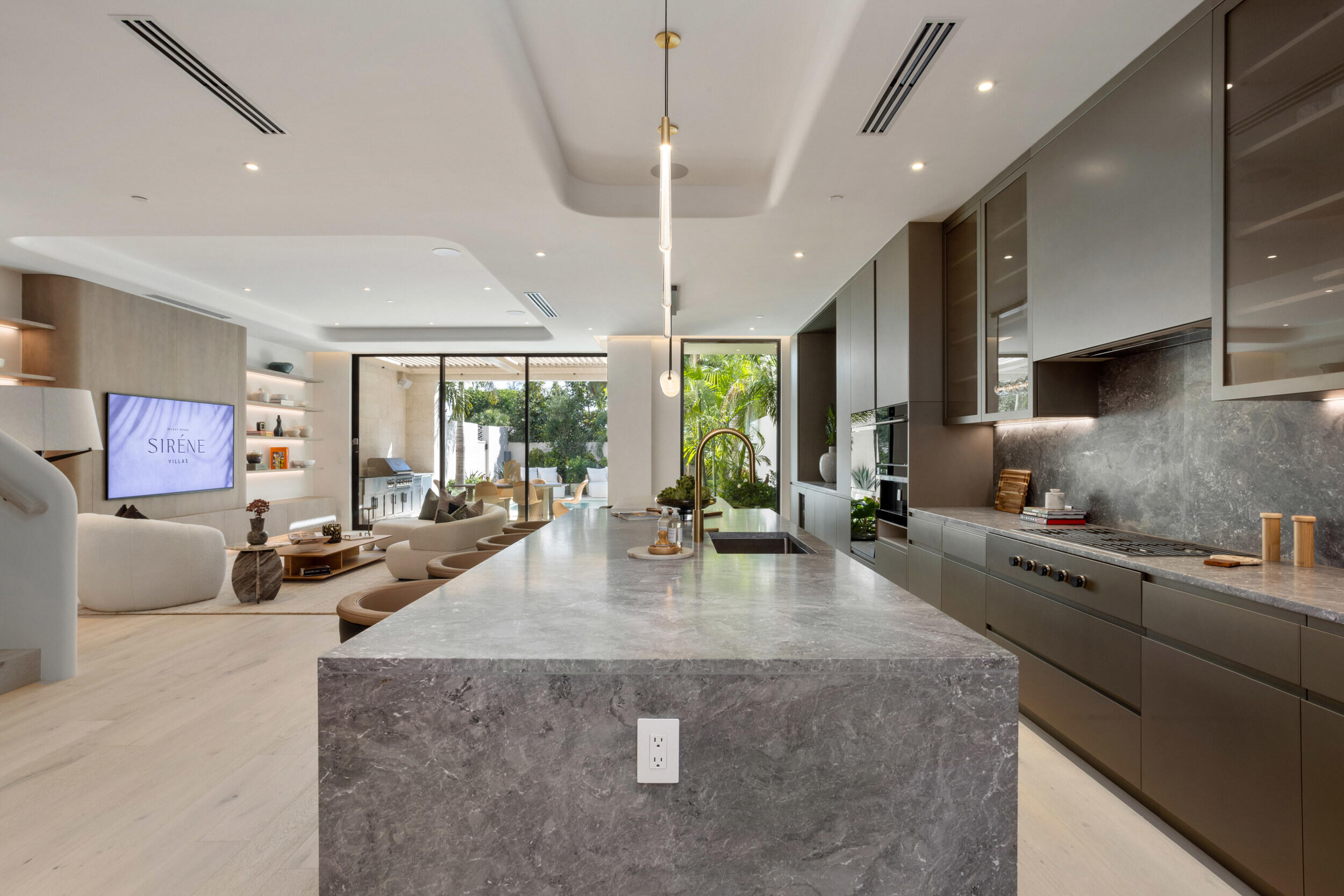 1252 George Bush Boulevard Delray Beach, FL 33483 - Photo 13 of 63 a large kitchen with a large window and counter space