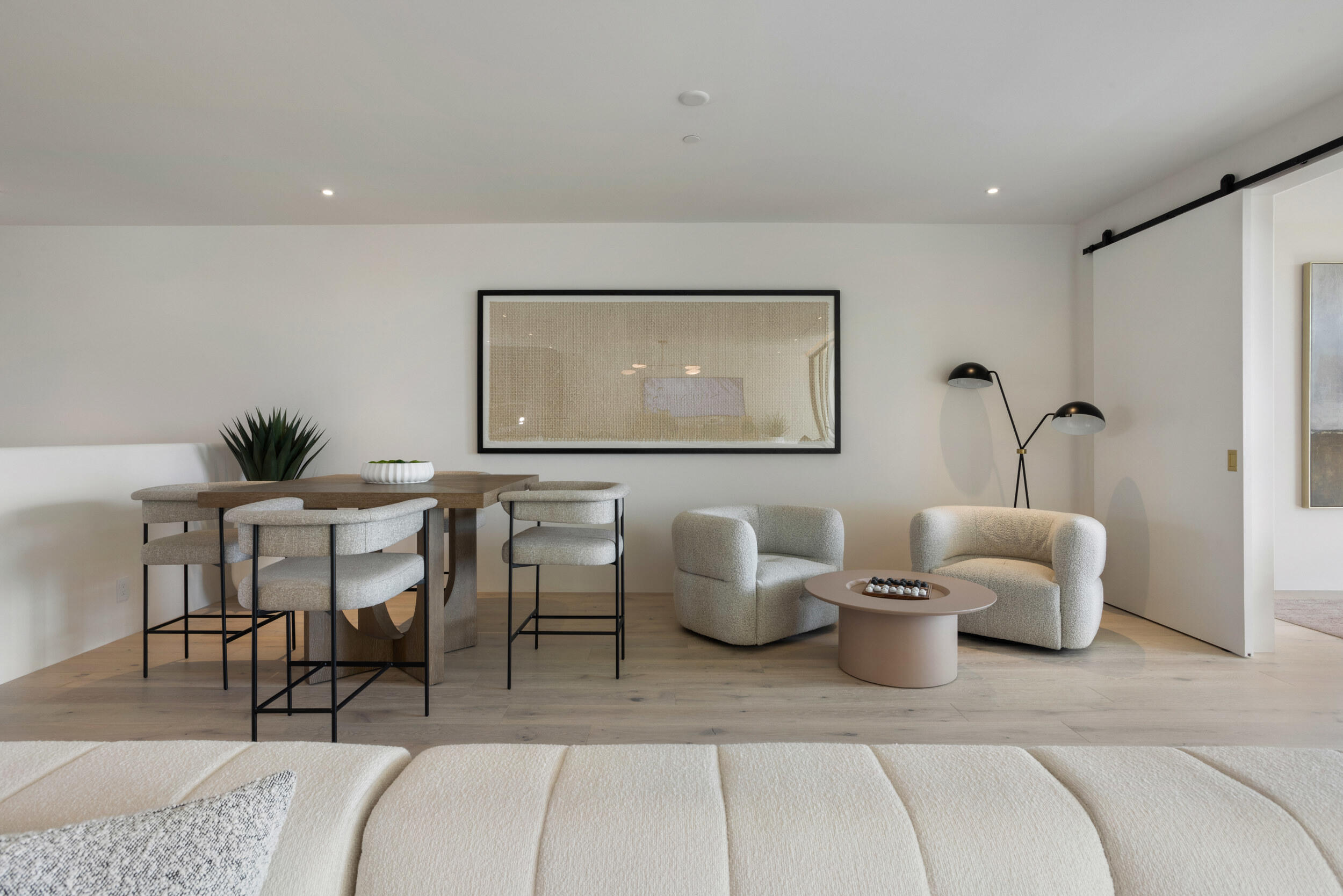 1252 George Bush Boulevard Delray Beach, FL 33483 - Photo 52 of 63 a living room with furniture and a potted plant