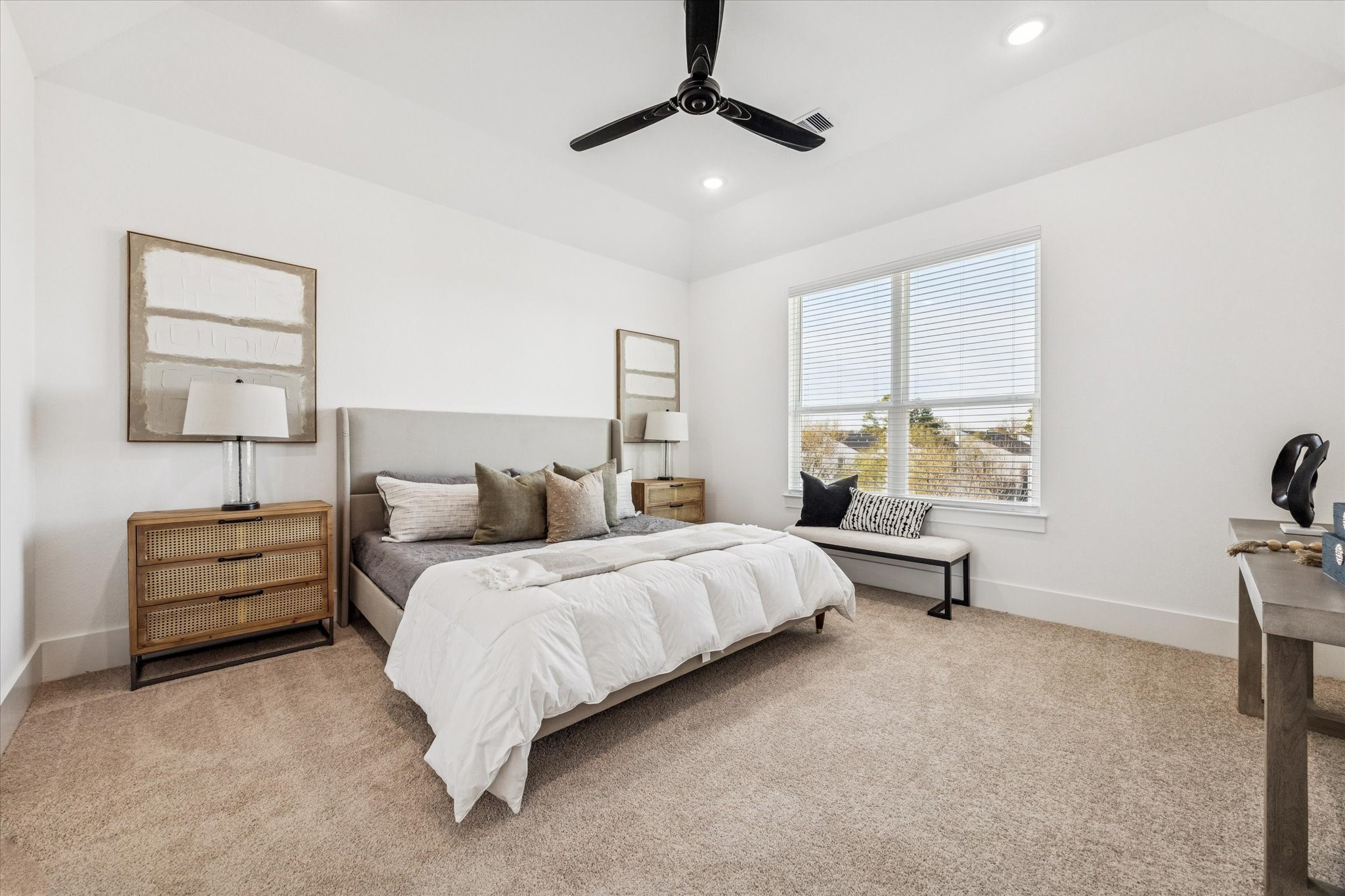 5627 Azores Houston, TX 77091 - Photo 23 of 38 a bed room with a bed and a chair