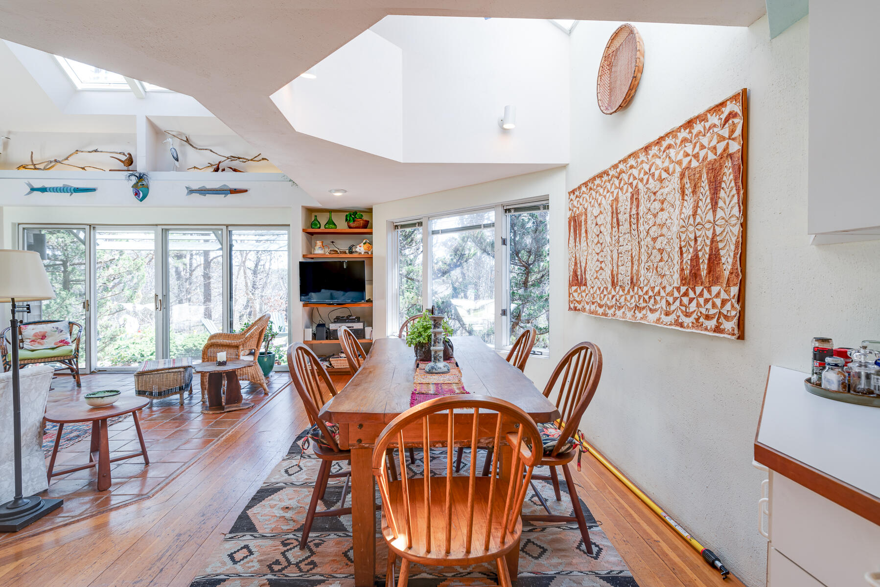506 Old Chequessett Neck Road Wellfleet, MA 02667 - Photo 12 of 46 a view of a dining room with furniture window and wooden floor