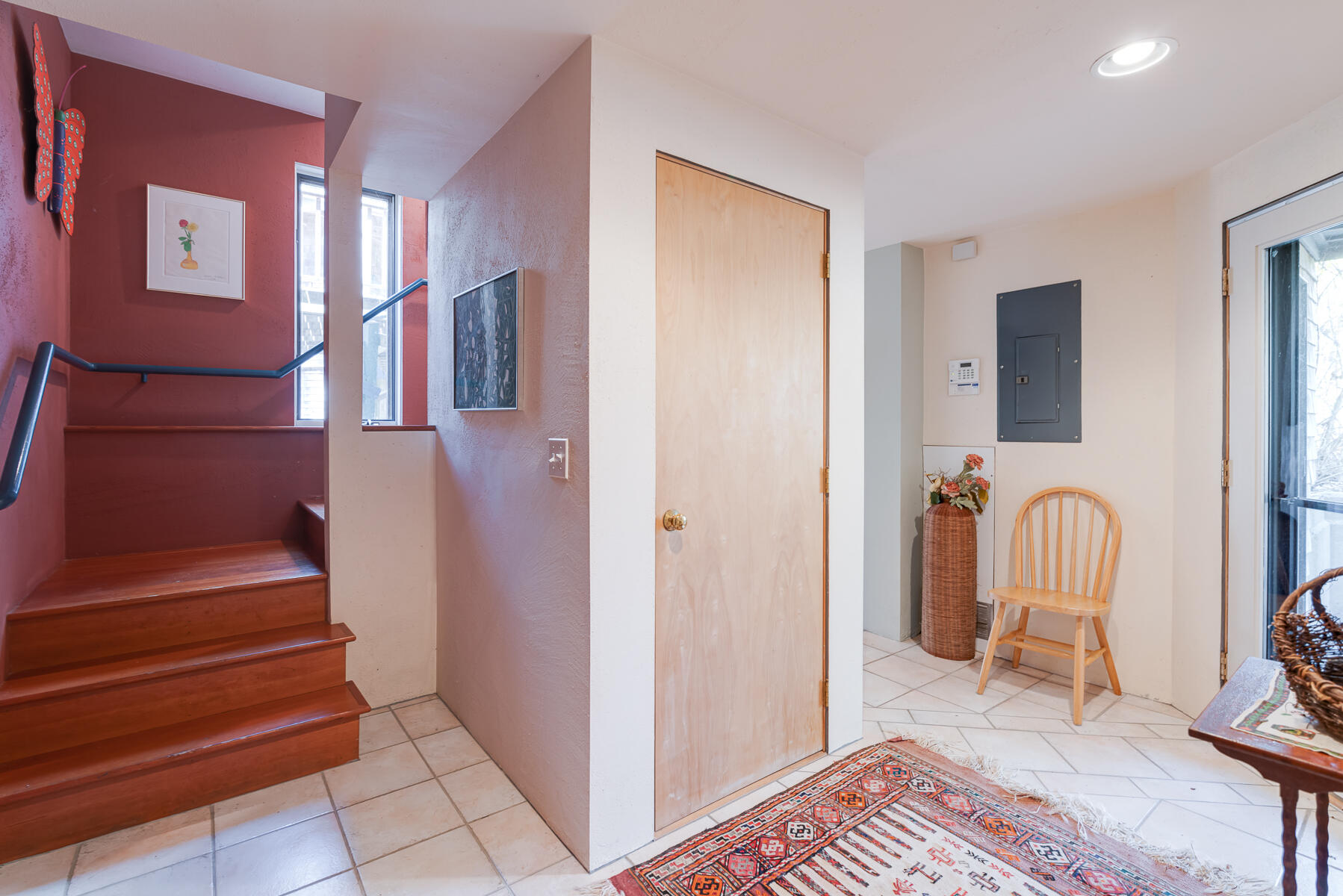 506 Old Chequessett Neck Road Wellfleet, MA 02667 - Photo 24 of 46 a view of entryway with stairs and furniture