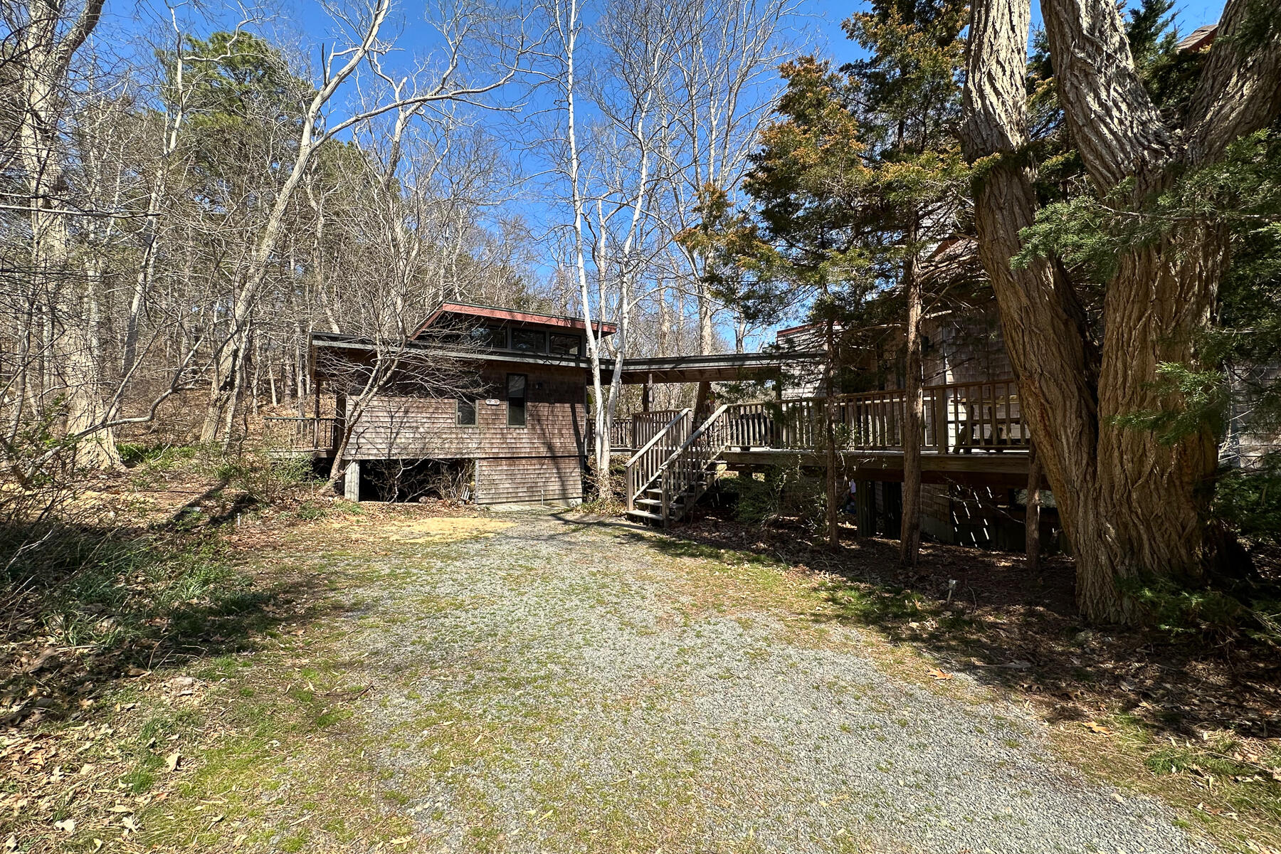 506 Old Chequessett Neck Road Wellfleet, MA 02667 - Photo 3 of 46 a view of a backyard