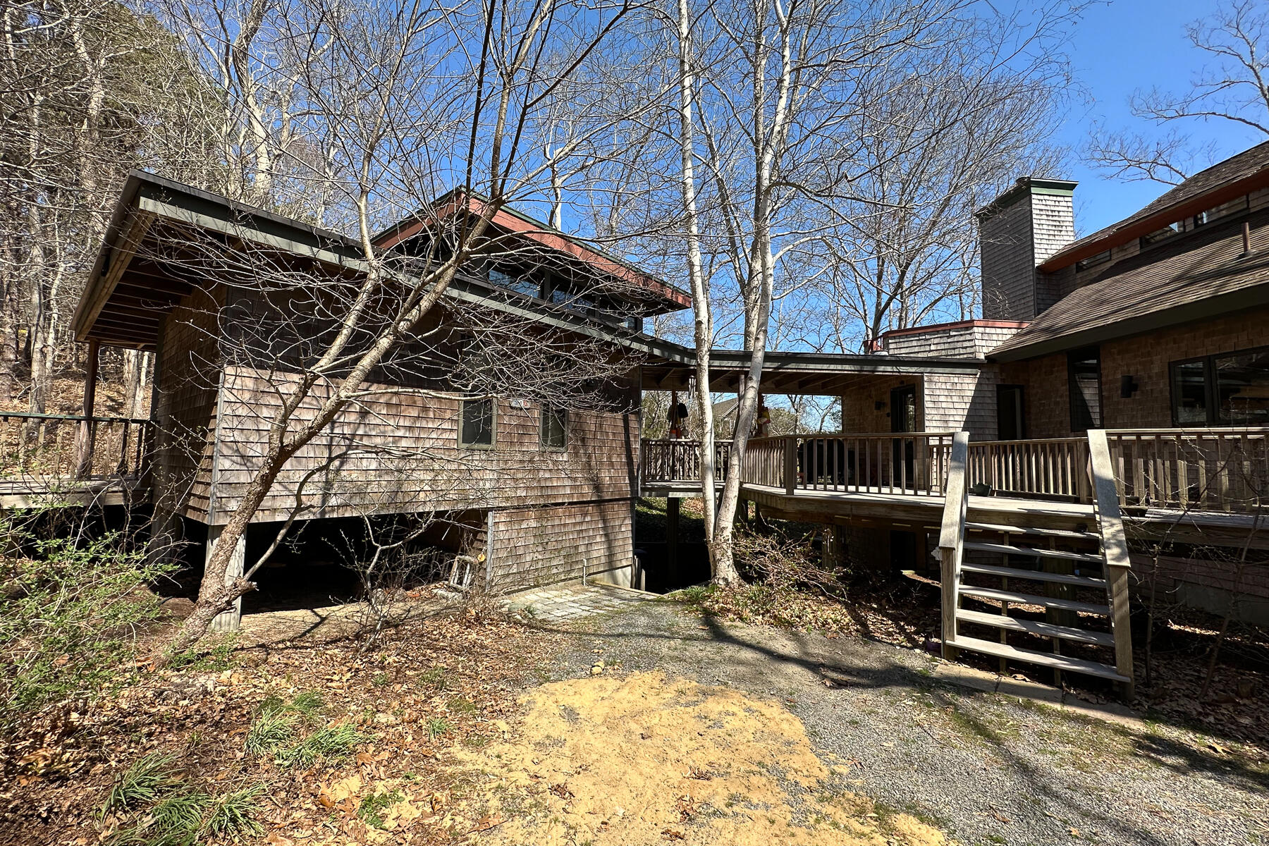 506 Old Chequessett Neck Road Wellfleet, MA 02667 - Photo 44 of 46 a view of a garage of a house