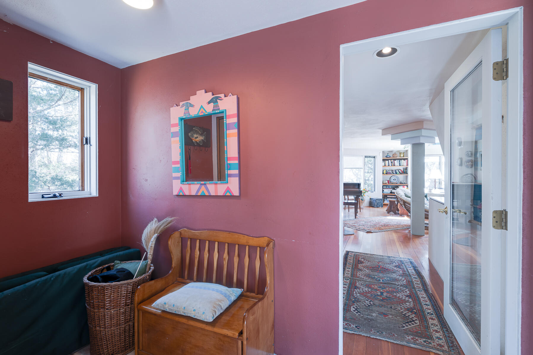 506 Old Chequessett Neck Road Wellfleet, MA 02667 - Photo 6 of 46 a view of a hallway with a couch