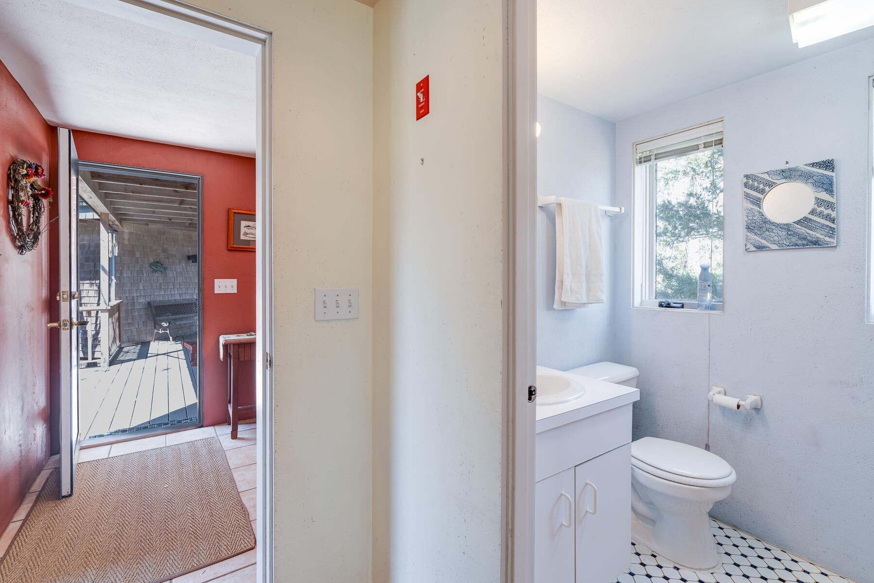 506 Old Chequessett Neck Road Wellfleet, MA 02667 - Photo 8 of 46 a bathroom with a toilet and a shower