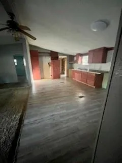 a view of a hallway of the house