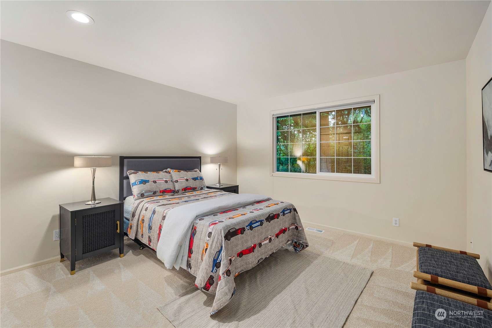 5381 242nd Place Northeast Redmond, WA 98053 - Photo 25 of 40 a bedroom with a bed and a window