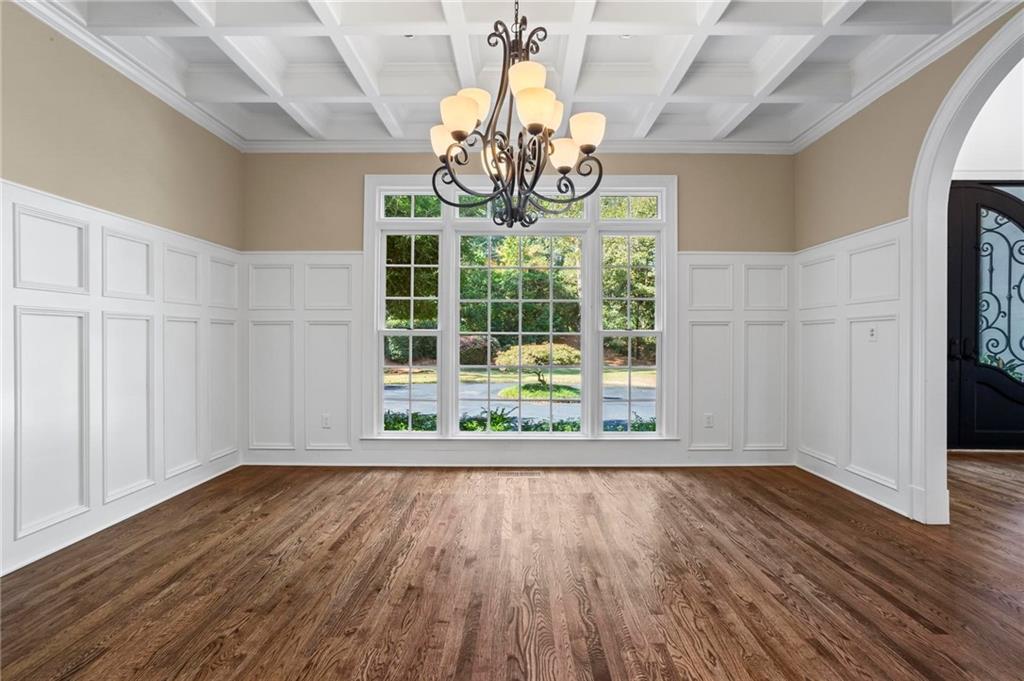 1235 West Garmon Road Northwest Atlanta, GA 30327 - Photo 11 of 46 a view of an entryway with wooden floor
