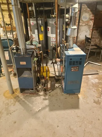a view of water heater room