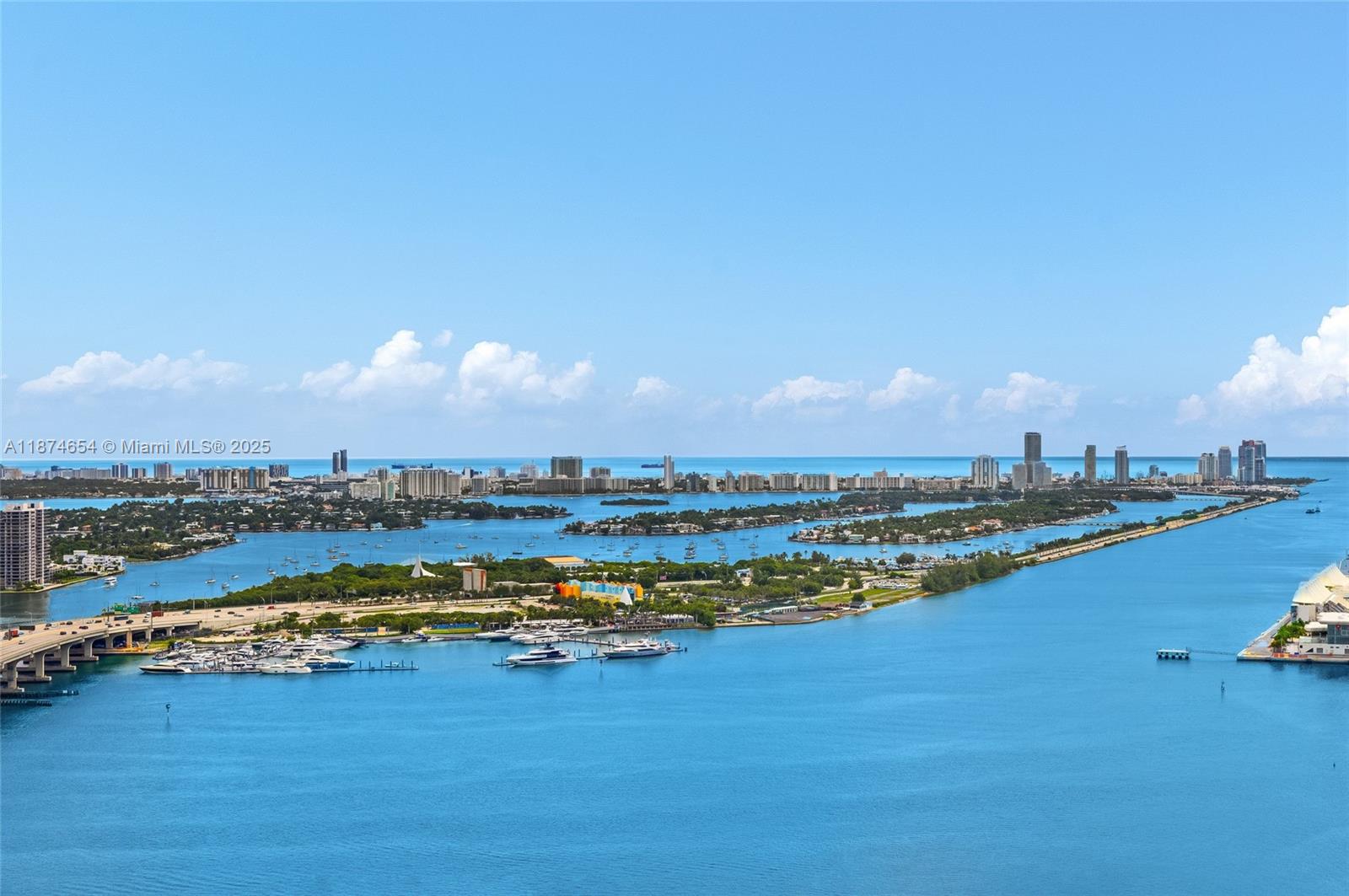 1000 Biscayne Boulevard, Unit 3801 Miami, FL 33132 - Photo 28 of 31 a view of a city with an ocean