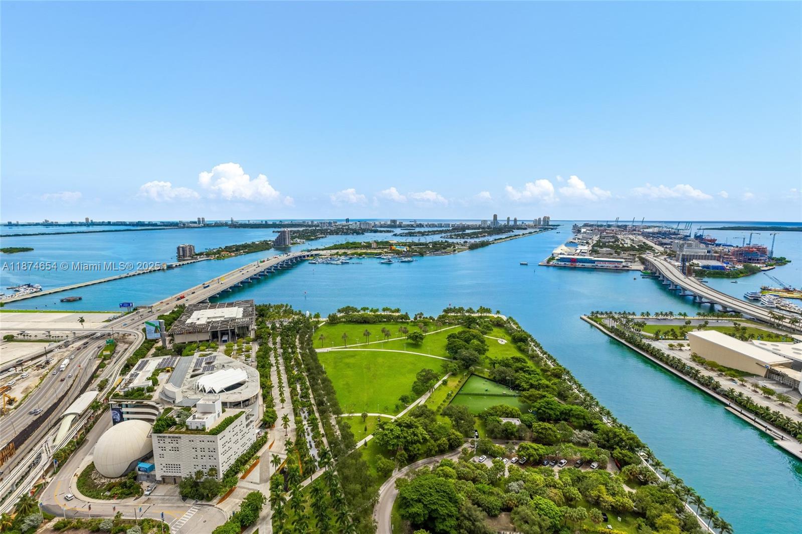 1000 Biscayne Boulevard, Unit 3801 Miami, FL 33132 - Photo 31 of 31 an aerial view of a city