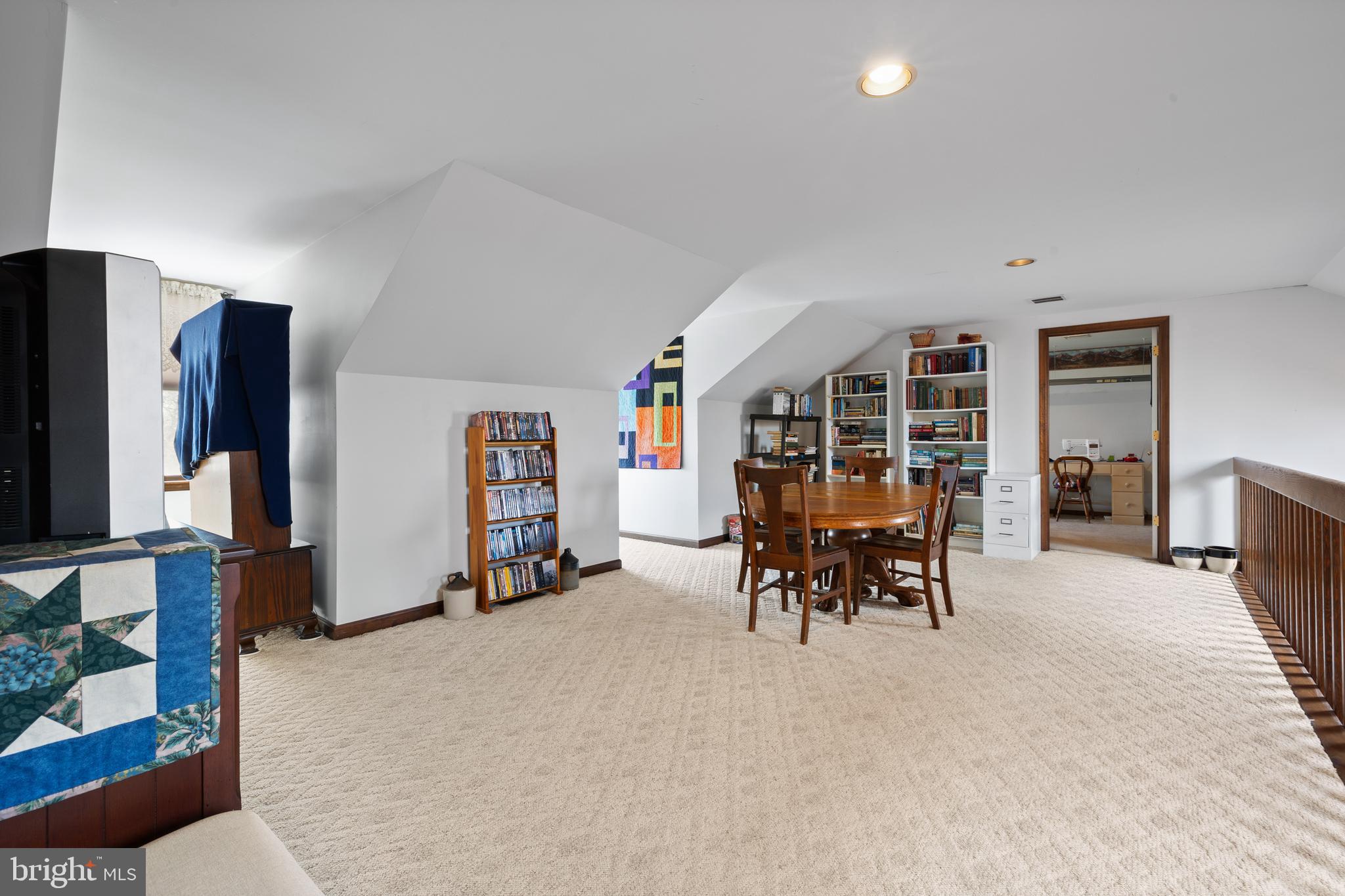 2645 West Buck Road East Greenville, PA 18041 - Photo 30 of 55 a dining room with furniture and a flat screen tv