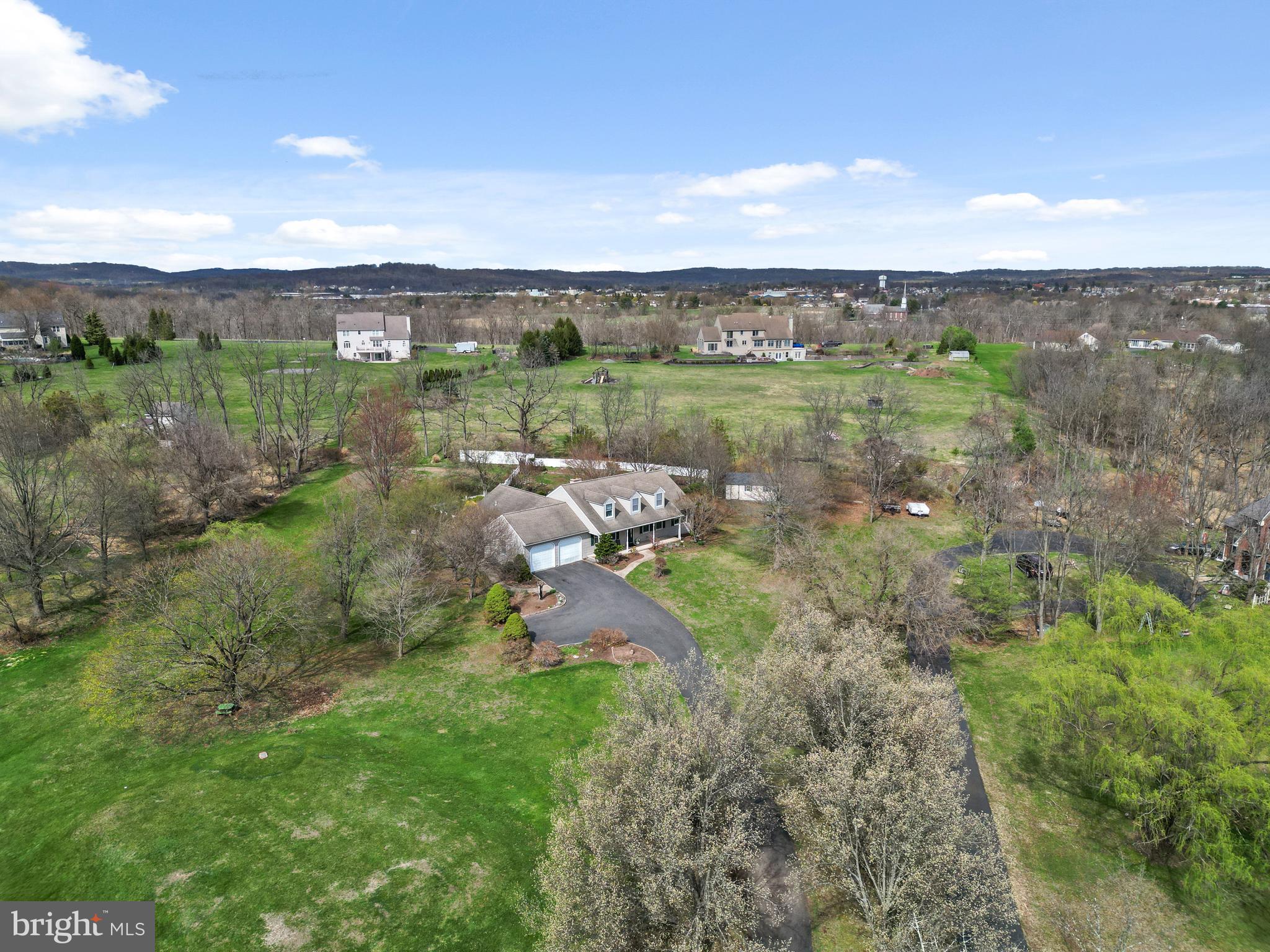 2645 West Buck Road East Greenville, PA 18041 - Photo 46 of 55 an aerial view of a houses with outdoor space and trees